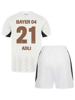 Detské Futbalové oblečenie Bayer Leverkusen Amine Adli #21 2024-25 Krátky Rukáv - Preč (+ trenírky)